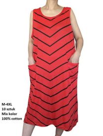 Koszula nocna damska (M-4XL/10szt)