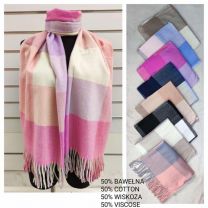 Szaliki damskie (uniwersalny/12szt)