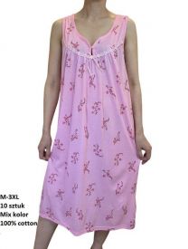Koszula nocna damska (M-3XL/10szt)