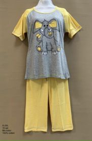 Piżama damska (S-2XL/10kompletów)