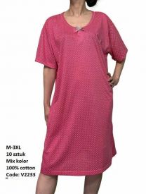 Koszula nocna damska (M-3XL/10szt)