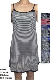 Koszula nocna damska (M-2XL/12szt)