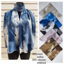 Szaliki damskie (uniwersalny/12szt)