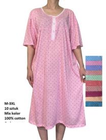 Koszula nocna damska (M-3XL/10szt)