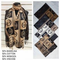 Szaliki damskie (uniwersalny/12szt)