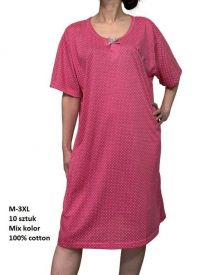 Koszula nocna damska (M-3XL/10szt)
