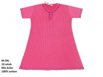 Koszula nocna damska (M-3XL/10szt)