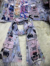 Szaliki damskie (uniwersalny/12szt)