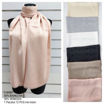 Szaliki damskie (uniwersalny/12szt)