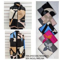 Szaliki damskie (uniwersalny/12szt)