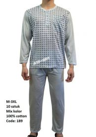 Piżama męska (M-3XL/10kompletów)