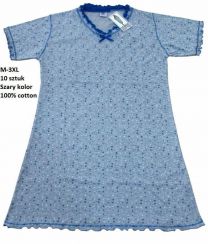 Koszula nocna damska (M-3XL/10szt)