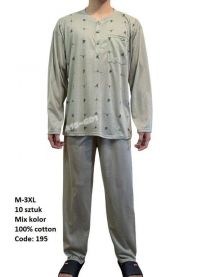 Piżama męska (M-3XL/10kpt)