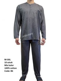 Piżama męska (M-3XL/10kpt)