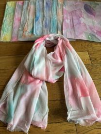 Szaliki damskie (uniwersalny/12szt)