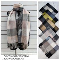 Szaliki damskie (uniwersalny/12szt)