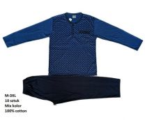 Piżama męska (M-3XL/10kompletów)
