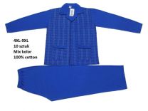 Piżama męska (4-9XL/10kpt)