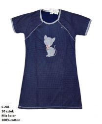 Koszula nocna damska (S-2XL/10szt)