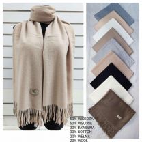 Szaliki damskie (uniwersalny/12szt)