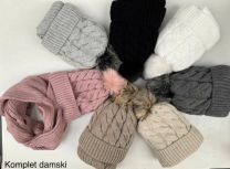 Komplet Czapki damskie (uniwersalny/12kpt)