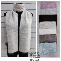 Szaliki damskie (uniwersalny/12szt)