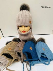 Komplet Czapki Dziecięce (50-52/10kpt)