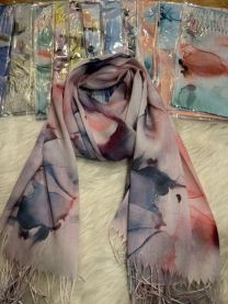 Szaliki damskie (uniwersalny/12szt)