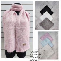 Szaliki damskie (uniwersalny/12szt)