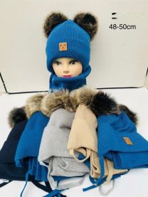 Komplet Czapki Dziecięce (48-50/10kpt)