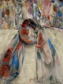 Szaliki damskie (uniwersalny/12szt)