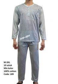 Piżama męska (M-3XL/10kpt)