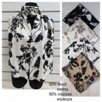 Szaliki damskie (uniwersalny/12szt)