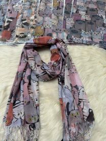 Szaliki damskie (uniwersalny/12szt)