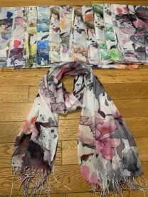 Szaliki damskie (uniwersalny/12szt)