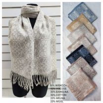 Szaliki damskie (uniwersalny/12szt)