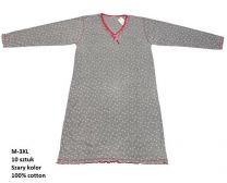 Koszula nocna damska (M-3XL/10szt)