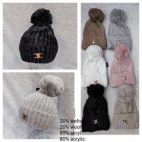 Czapki damskie (uniwersalny/12szt)