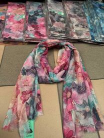 Szaliki damskie (uniwersalny/12szt)