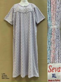 Koszula nocna damska (L-2XL/12kpt)