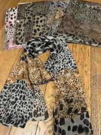 Szaliki damskie (uniwersalny/12szt)