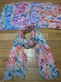 Szaliki damskie (uniwersalny/12szt)