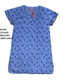 Koszula nocna damska (M-3XL/10szt)