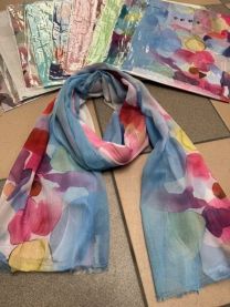 Szaliki damskie (uniwersalny/12szt)