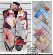 Szaliki damskie (uniwersalny/12szt)