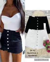 Spódnica z Szorty jeans damskie (34-42/10szt)