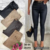 Spodnie ekoskóra damskie (36-44/10szt)