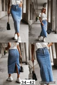 Spódnica jeansy damskie (34-42/10szt)