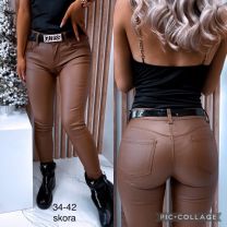 Spodnie ekoskóra damskie (34-42 /10szt)