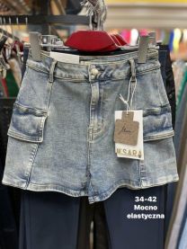 Szorty jeans damskie (34-42/10szt)